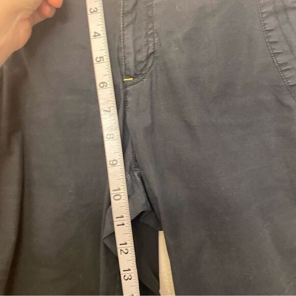 Nike vintage Women's long roll tab Bermuda cargo Shorts lo mid rise cotton L - Picture 7 of 12